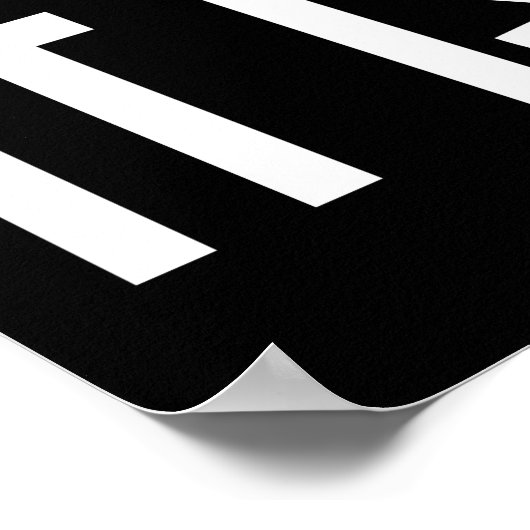 Het is wat het grappige citaat wit is poster (Hoek)