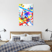 Het is wat het is canvas afdruk (Insitu (Slaapkamer))