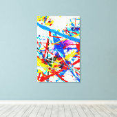 Het is wat het is canvas afdruk (Insitu (Houten vloer))