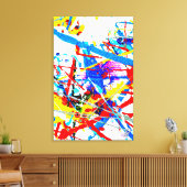 Het is wat het is canvas afdruk (Insitu (Woonkamer))