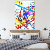 Het is wat het is canvas afdruk (Insitu (Slaapkamer))