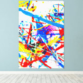 Het is wat het is canvas afdruk (Insitu (Houten vloer))