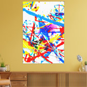 Het is wat het is canvas afdruk (Insitu (Woonkamer))