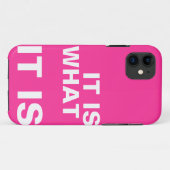 Het is wat het is Case-Mate iPhone case (Achterkant (horizontaal))