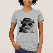 Het is wat het is chagrijnige kat t-shirt (Voorkant)