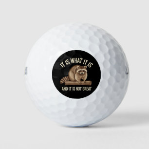 Het Is Wat Het Is en Het Is Geen Groot Wasbeer Ker Golfballen