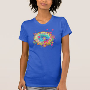 "Het is wat het is"-inspiratie T-shirt