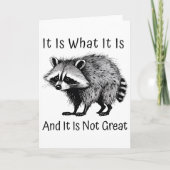 Het is wat het is Kaart (Voorkant)