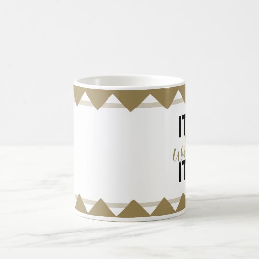 "Het is wat het is" - mok (Center)