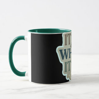 Het Is Wat Het Is Mok | Minimalistische Mok Met Sp