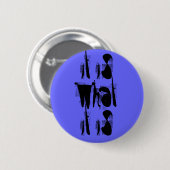 "Het is wat het is" Pin Ronde Button 5,7 Cm (Voorkant /achterkant)