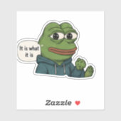 Het Is Wat Het Is  Sticker (Vel)