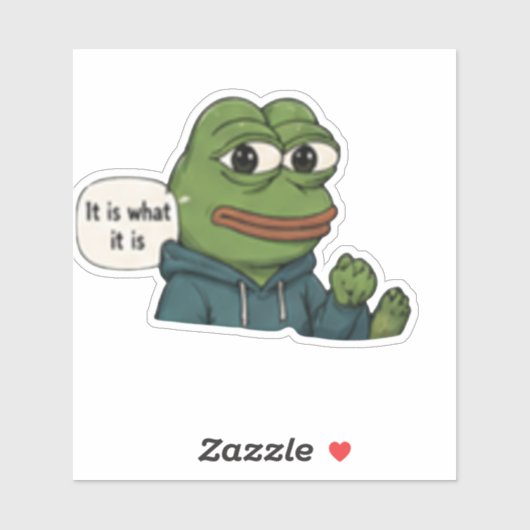 Het Is Wat Het Is  Sticker (Vel)