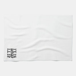 "Het is wat het is" Typografie Keukendoeken Theedoek