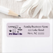 Het is wat ik Adresetiketten doe Etiket (Insitu)