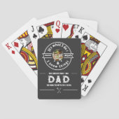 Het Is Wat Ik Doe Ik Rook Vlees Grappige Vader Fot Pokerkaarten (Achterkant)