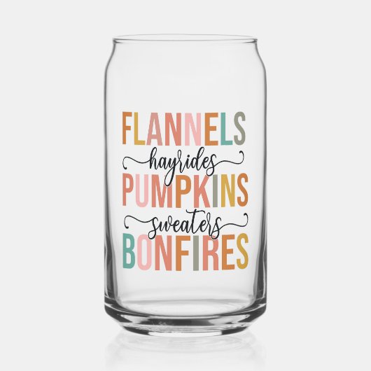 Het is weer Herfst Blikvorm Glas (Voorkant)