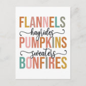 Het is weer Herfst Briefkaart (Voorkant)