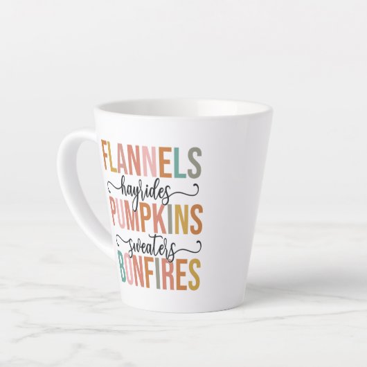 Het is weer Herfst Latte Mok (Linkerhoek)