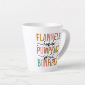 Het is weer Herfst Latte Mok (Rechterhoek)