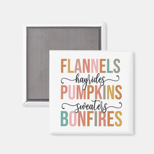 Het is weer Herfst Magneet (Voorkant / Achterkant)