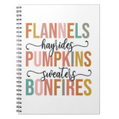 Het is weer Herfst Notitieboek (Voorkant)