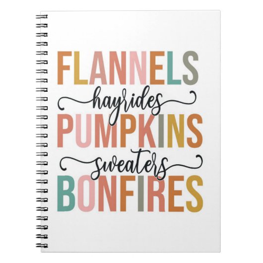 Het is weer Herfst Notitieboek (Voorkant)