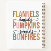 Het is weer Herfst Notitieboek (Achterkant)