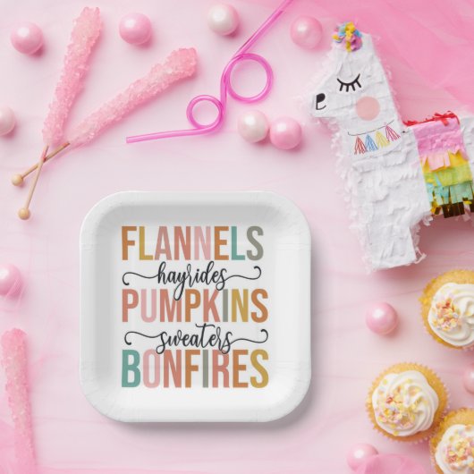 Het is weer Herfst Papieren Bordje (Feest)