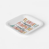 Het is weer Herfst Papieren Bordje (Gebogen)