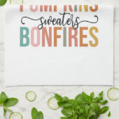 Het is weer Herfst Theedoek (Gevouwen)