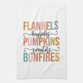 Het is weer Herfst Theedoek (Verticaal)