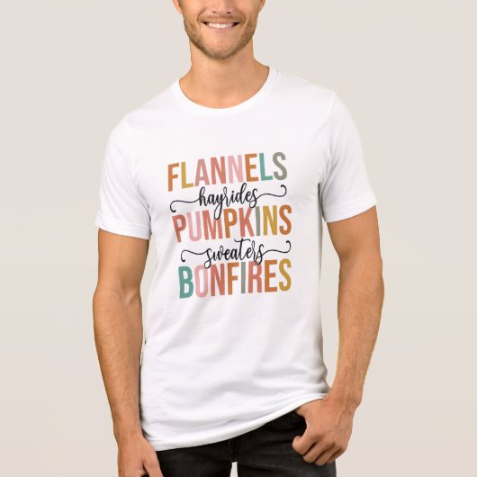 Het is weer Herfst Tri-Blend Shirt (Voorkant)