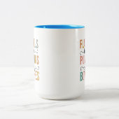 Het is weer Herfst Tweekleurige Koffiemok (Center)