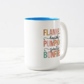 Het is weer Herfst Tweekleurige Koffiemok (Voorkant rechts)