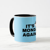 Het is weer maandag Tekstontwerp Mok (Voorkant links)