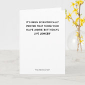 Het is Wetenschap: Meer Verjaardagen, Levende Kaart (Gele Bloem)