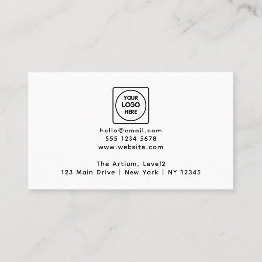 Het is wie je kent | Business Logo Referral Design Afsprakenkaartje (Achterkant)