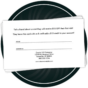 Het is wie je kent referral cards