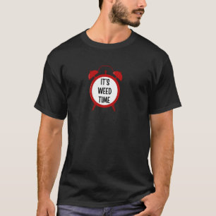 Het is Wiet Tijd - grappige cadeaus voor mannen, v T-shirt