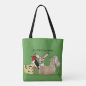 Het is wild hier! tote bag (Achterkant)