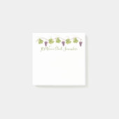 Het is Wine o'Clock ergens - Paarse druiven Post-it® Notes (Voorkant)