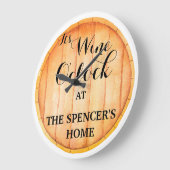 HET IS WINE O'CLOCK IN JE HUIS GROTE KLOK (Hoek)