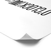 Het is Wine O'Clock, Quote Poster (Hoek)