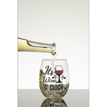 Het is Wine O'Clock Wine Glass Set