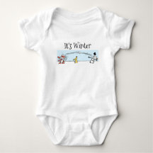 Het is Winter Baby Bodysuit
