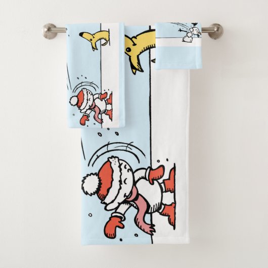Het is Winter Bath Towel Set Bad Handdoek (Insitu)