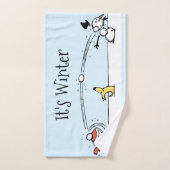 Het is Winter Bath Towel Set Bad Handdoek (Handdoek)