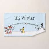 Het is Winter Bath Towel Set Bad Handdoek (Handdoek)