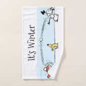 Het is Winter Bath Towel Set Bad Handdoek (Handdoek)